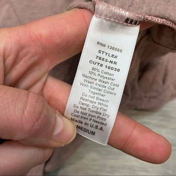 Project social los angeles crop longsleeve top dust pink - Picture 5 of 6